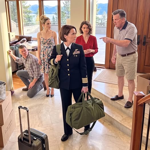 Mein Vater zog in meine Villa am Lake Tahoe ein, überließ sie meiner Schwester, als würde sie ihm gehören, und sagte zu mir: „Geh zurück zu deinem Stützpunkt, Commander. Hier will dich niemand.“